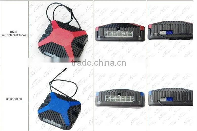 one way auto car alarm security system with universal remote control key