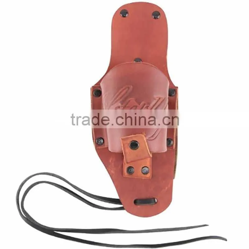2016 new design brown leather drink holster leather beer holster