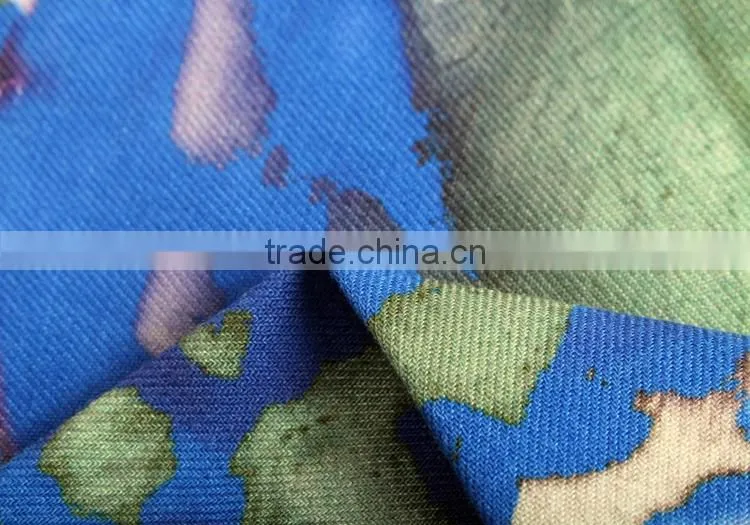 dresses clothing textile twill woven 100% viscose digital printing fabric