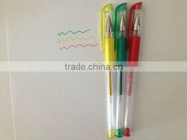 Factory direct-selling 100''high quality Multi-color ballpoint flash ink pen
