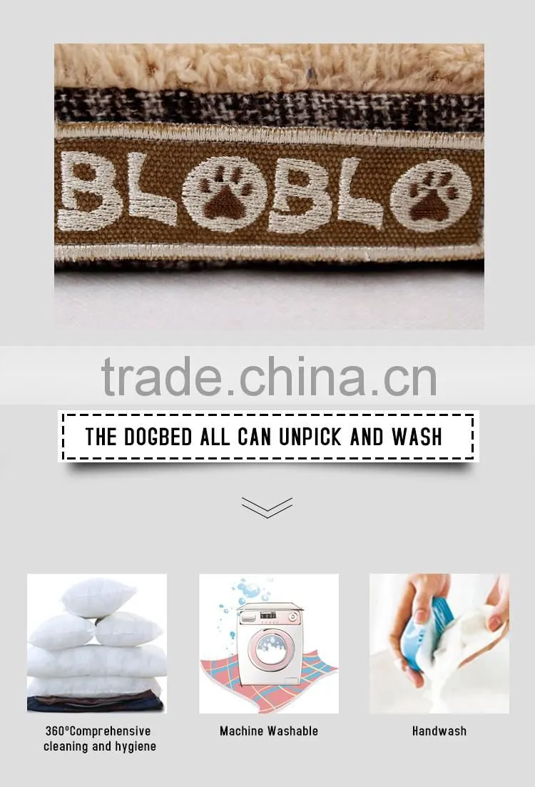 Fashion and latest design dog bed for sale waterproof and washable