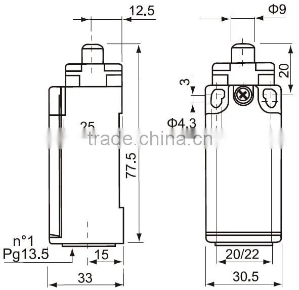 CNTD Wholesale China Factory CE RoHS Telemecanique Electrical Limit Switches