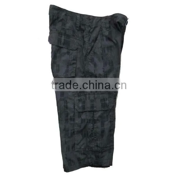 2013 new cotton mens fashion camouflage cargo shorts for mens board shorts 2013