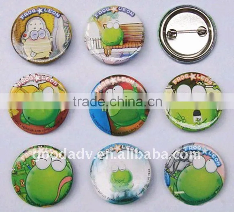 Number button badge for promotional gifts