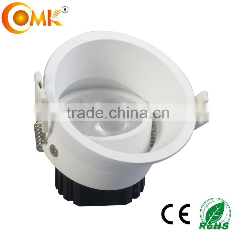 Pure Aluminum 220v recessed ceiling light 3w 9w Bridgelux CRI>80 square led module for ceiling lamp dimmable