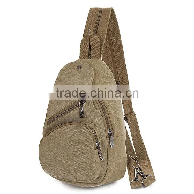 Fashion canvas outdoors travel backpack bag male postman bag