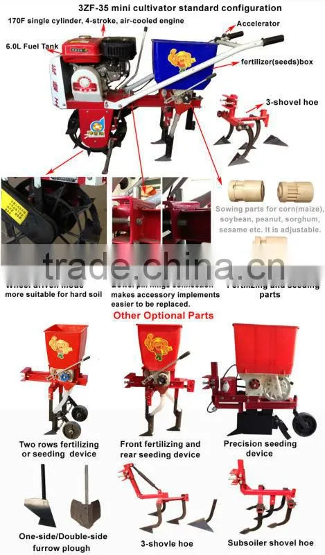 hand operated manual farm cultivators for sale