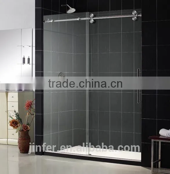 Stainless Steel Sliding Shower Door Doube Rollers