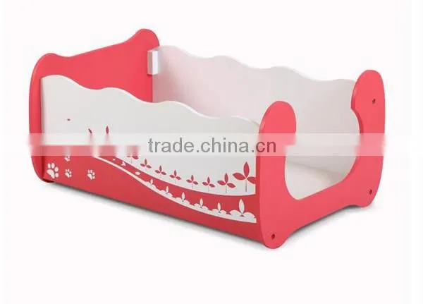 2016 new fashion wooden pet bed