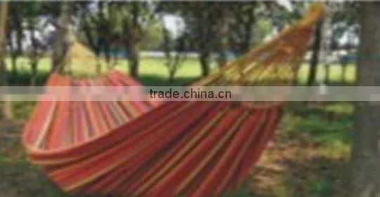 Striped Canvas Single Hammock