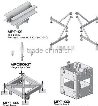 MPT-03 Truss Steel Base Plate , Truss Support Base