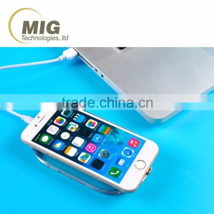 QI universal wireless charger, 3 Coils portable chrager for mobilephones, fast wireless charger