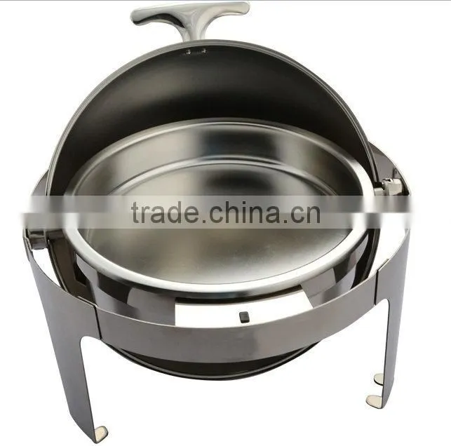 Electric Built-in Round Roll Top Chafing Dish,Stainless steel food warmer chafing dish