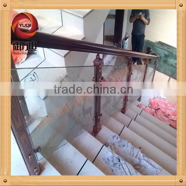 Australia popular low prices framless glass fencing aluminum spigots for sale