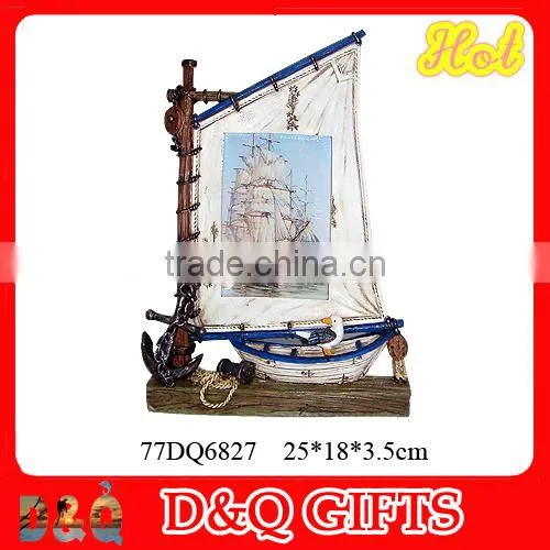 Sailing souvenir picture frame