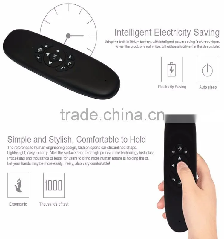 Mini Smart Portable Wireless Gaming Keyboard and Mouse Remote Controller for android smart TV