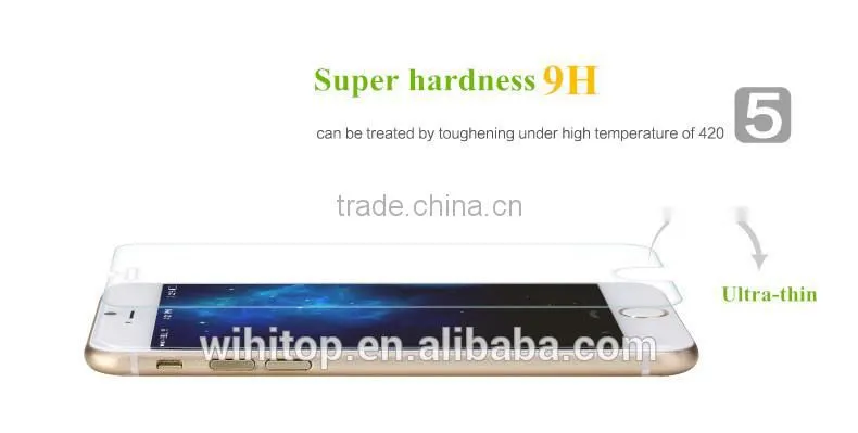 Factory Price 0.26MM 9H Round Edge for iPhone 6 Mobile Phone Tempered Glass Screen Protector