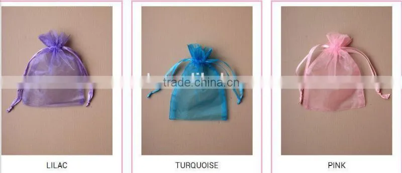 customized bags China organza bags/pouch for tea