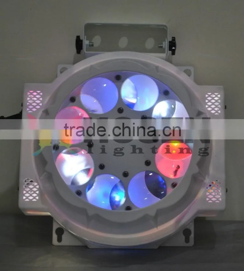 Hot selling 8pcs 3W led RGBW 4in1 Eight eye led gobo light