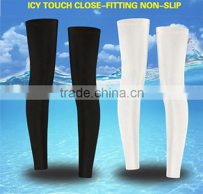 alibaba express sports endurance support running leg sleeve white