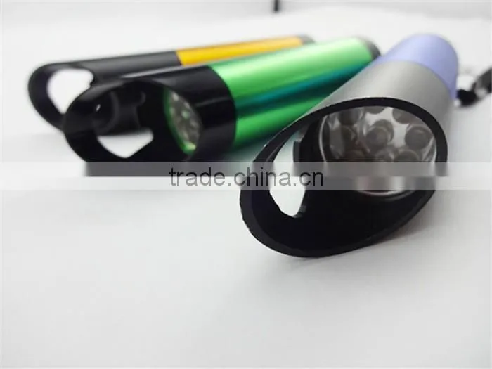 Onlystar GS-8088 aluminum 9 led flashlight keychain bottle opener torch
