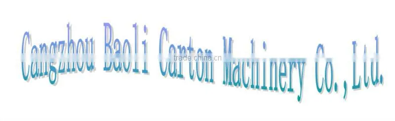 Manual folder gluer machine/Corrugated carton folding gluing machine