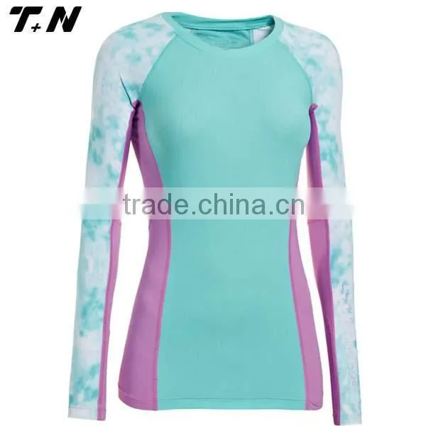 Wholesale custom rashguard rash guard mma women