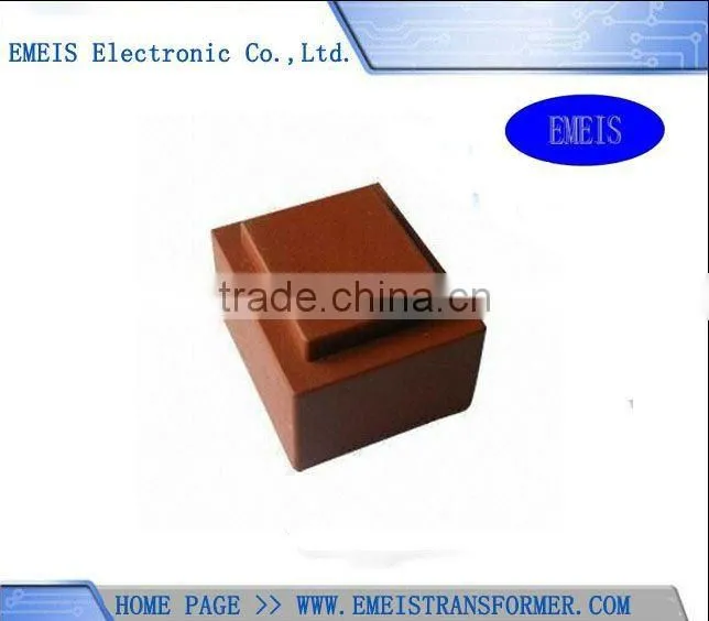 Potting Transformer with 4,000Vrms Strength, 2- to 3-slot Plastic Core Design
