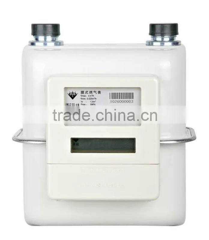 DWG4S Sapphire Diaphragm Wireless Remote Direct Reading Smart Household Gas Meter