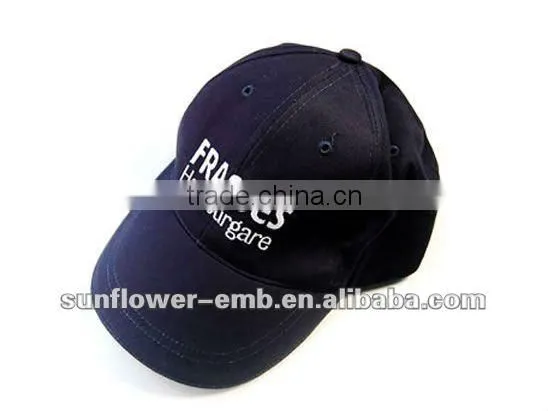 Cotton cap custom logo print logo and embroidery logo