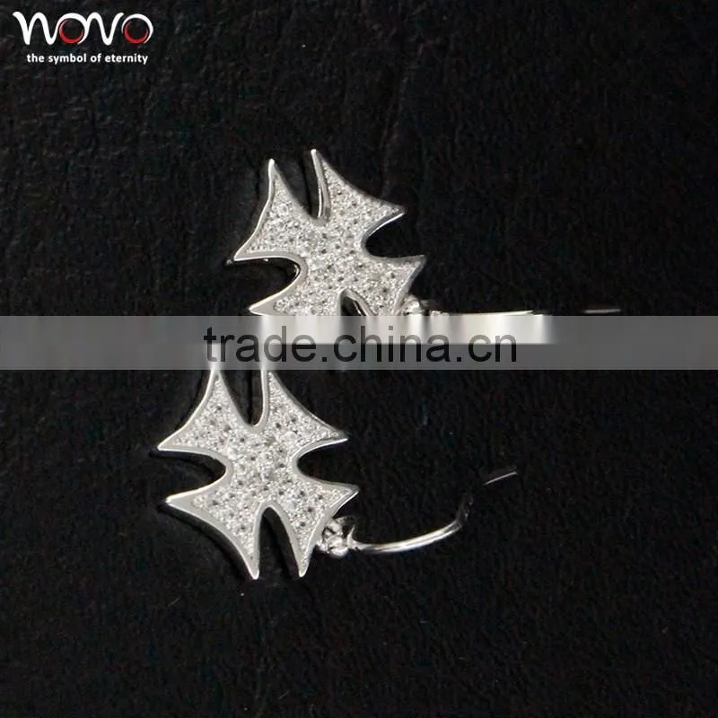 Brass hoop earring for women