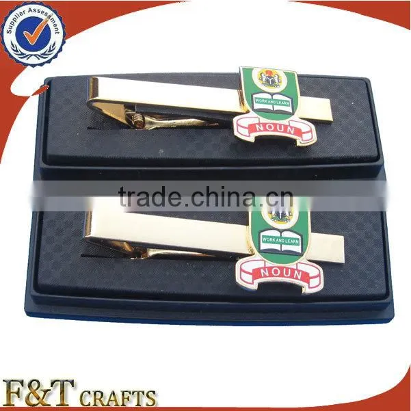 prime quality custom logo metal tie clip tie bar tie pin