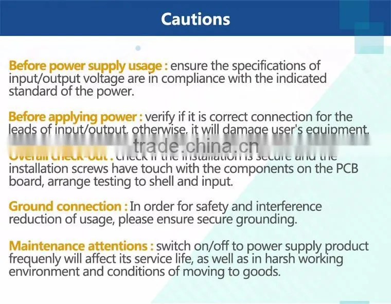 50W single output led waterproof switching power supply 24v dcpowersupply