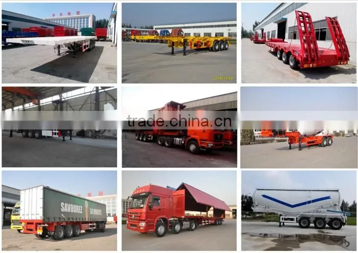 Competitive price high quality 2016 new 3 axle 40ft container semi trailer for Nambia
