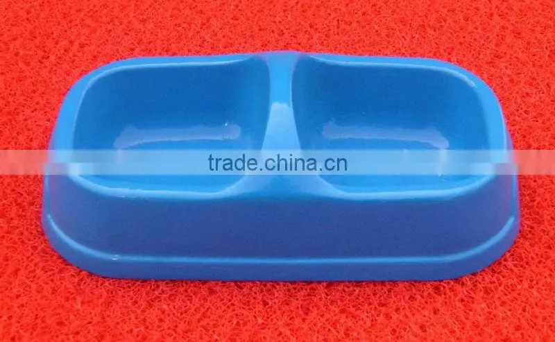 Cast iron dog feeder bowl, pet bowl set