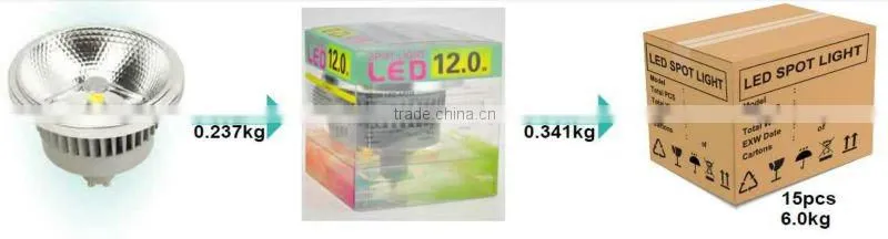 7W/9W/12W ar111 led spot light