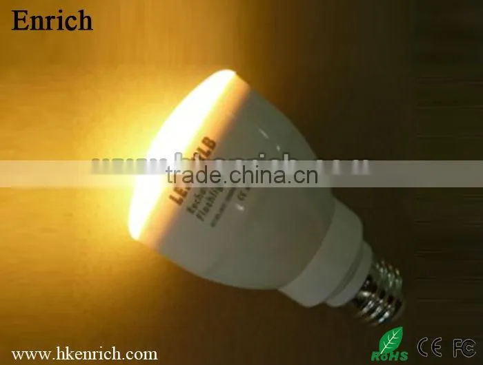 4W Rechargeable LED Emergency Bulb (with remote controller,AC100-240V input voltage)