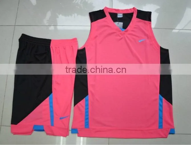 2014 OEM basketball team uniform, blank basketball suit, basketball jersey set