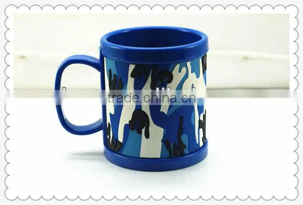 Kids logo design custom gift PVC ceramic coffee mug