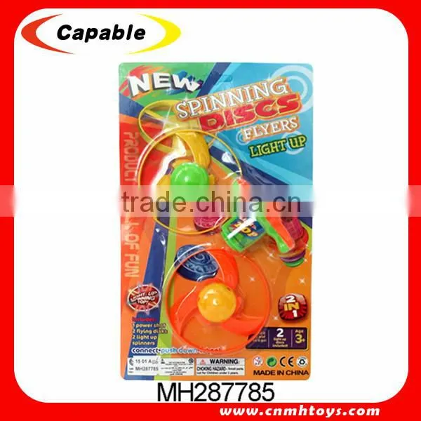 2015 flying disk gun with light,shooting disk toy
