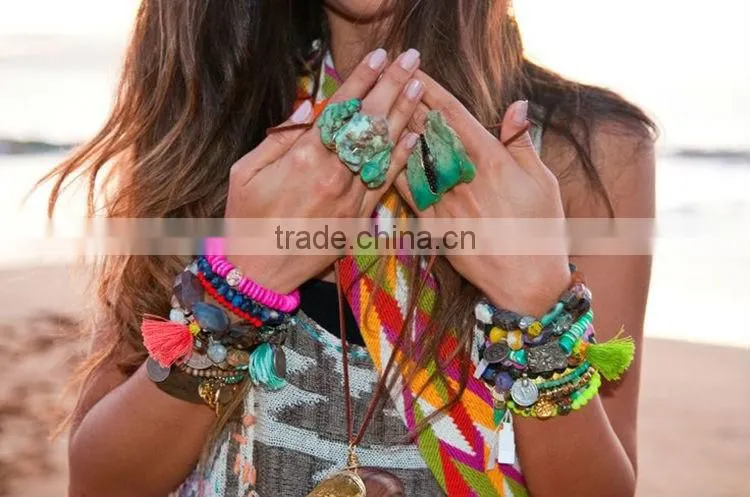 Treasure beautiful hawaiian beach spring trendy shell charm bracelet jewelry 2016