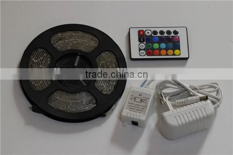 rgb self adhesive CE ROHS led strip 3528 300smd 4.8 watt per meter grow light kit 12v waterproof IP65 for decoration