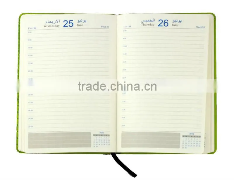 2015 latest PU leather agenda planner notebook for sale, View custom agenda Arab