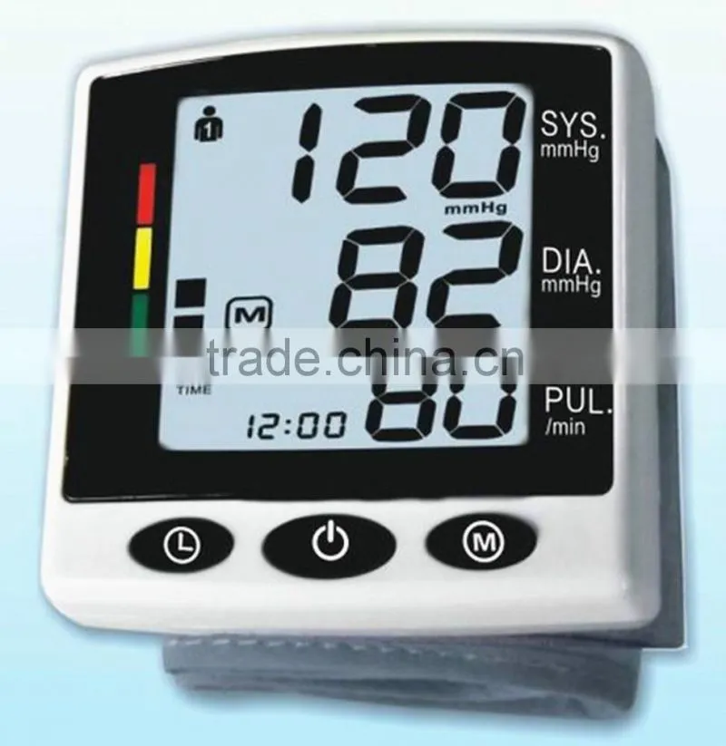 transparent negative character blood pressure meter flexible segement lcd display