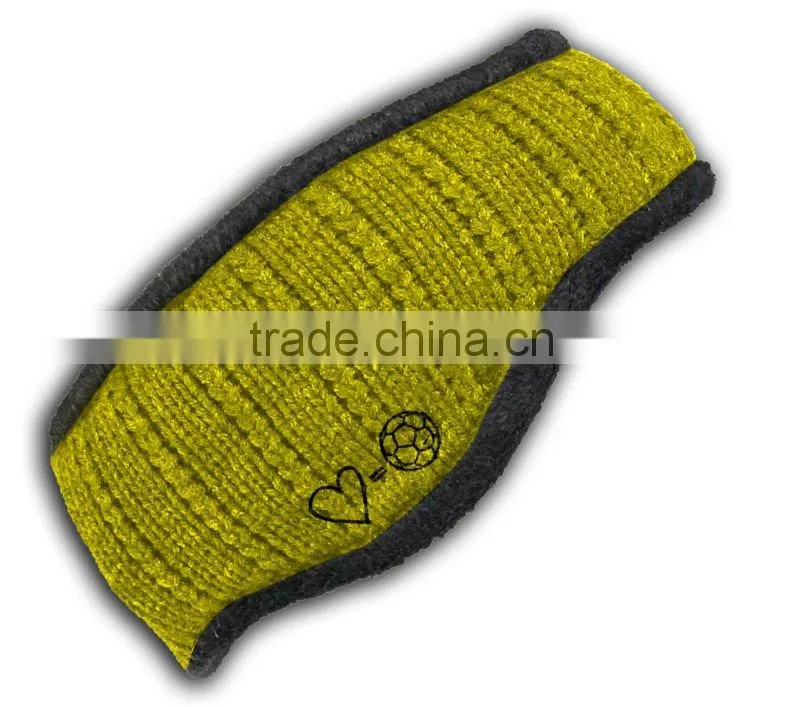 High Quality fashionable red Polar Fleece headband With Customer Logo