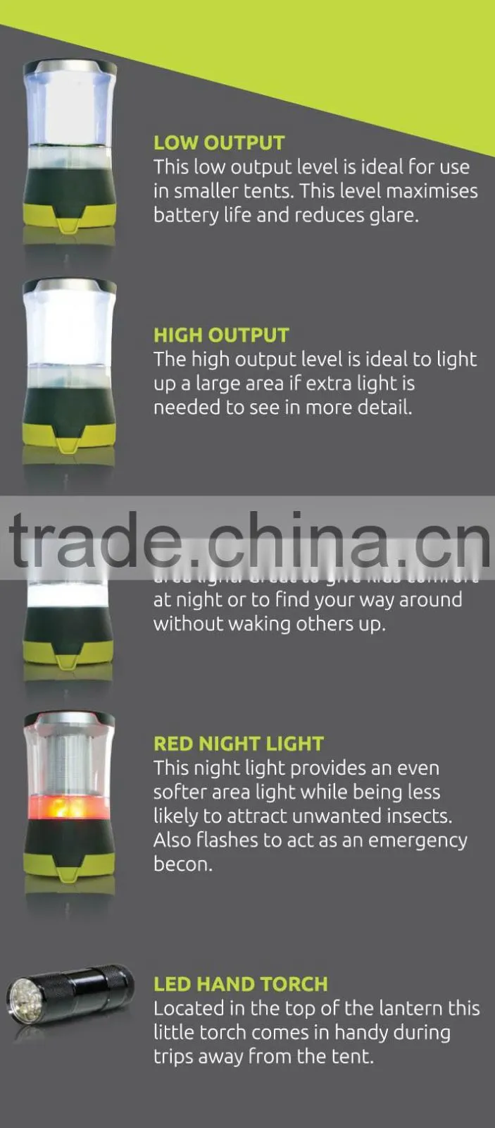rechargeable emergency Led camping light, compatible lantern, super bright led lighting lamp, camping led lantern