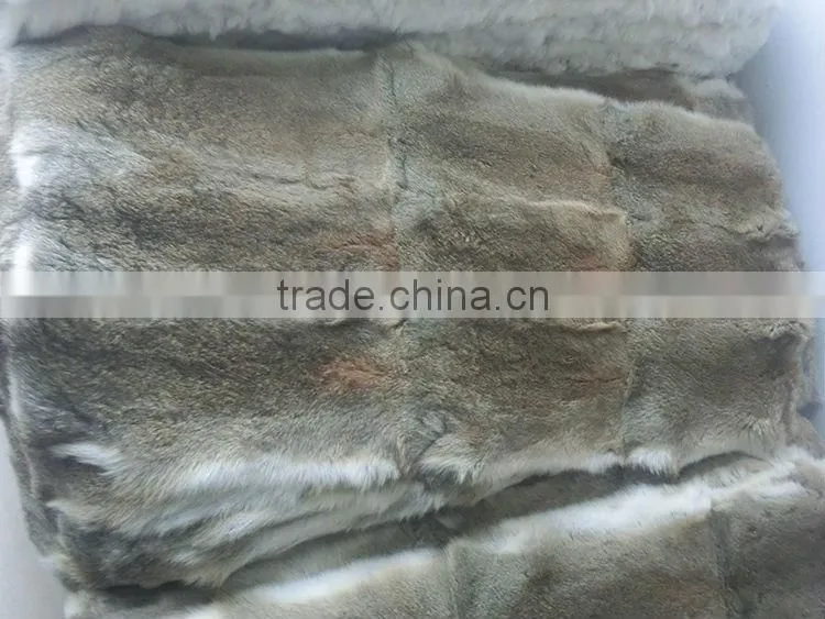 Natural Rabbit Plate / Fur Blanket Rabbit Fur Plate