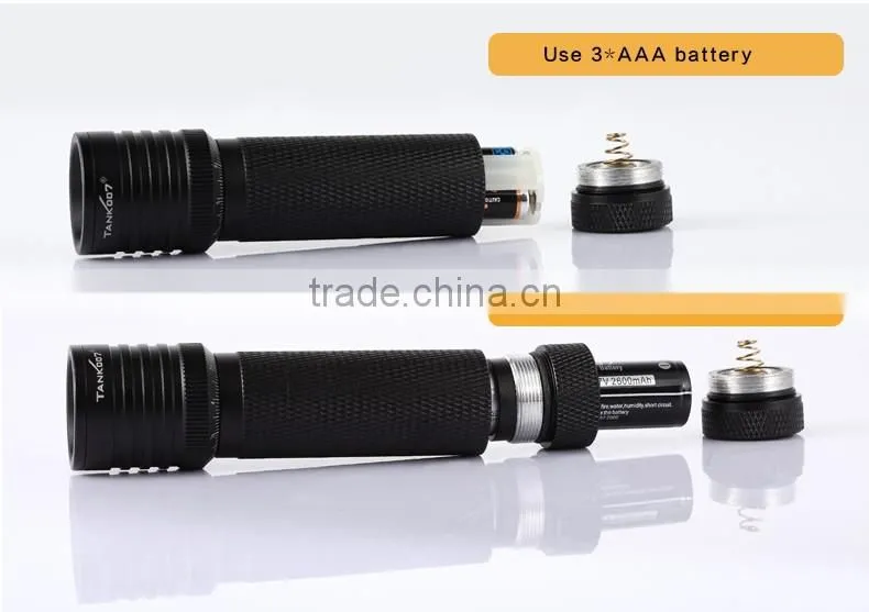 led waterproof best hunting high power led flashlight