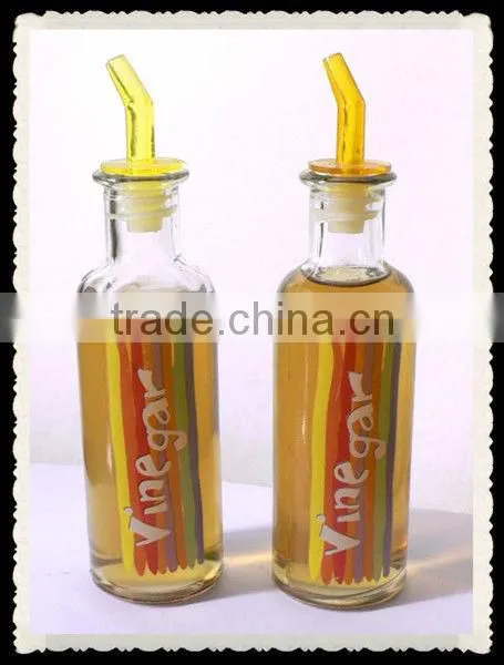 glass oil bottle