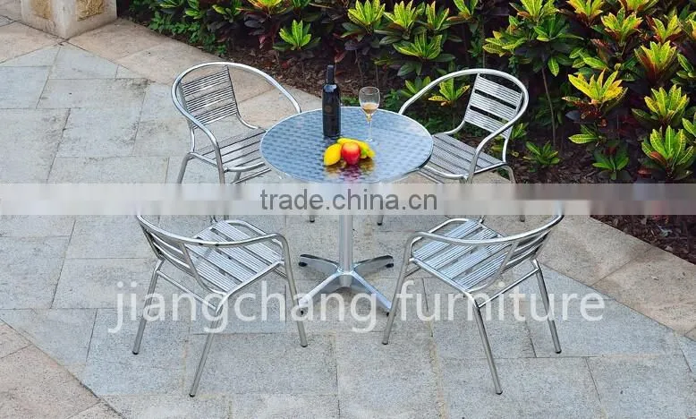 Bistro Aluminum Table And Chairs For Garden Patio And Lawn